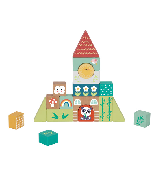 puzzle din lemn cu Piese mari, ușor de apucat si Margini rotunjite pentru siguranță