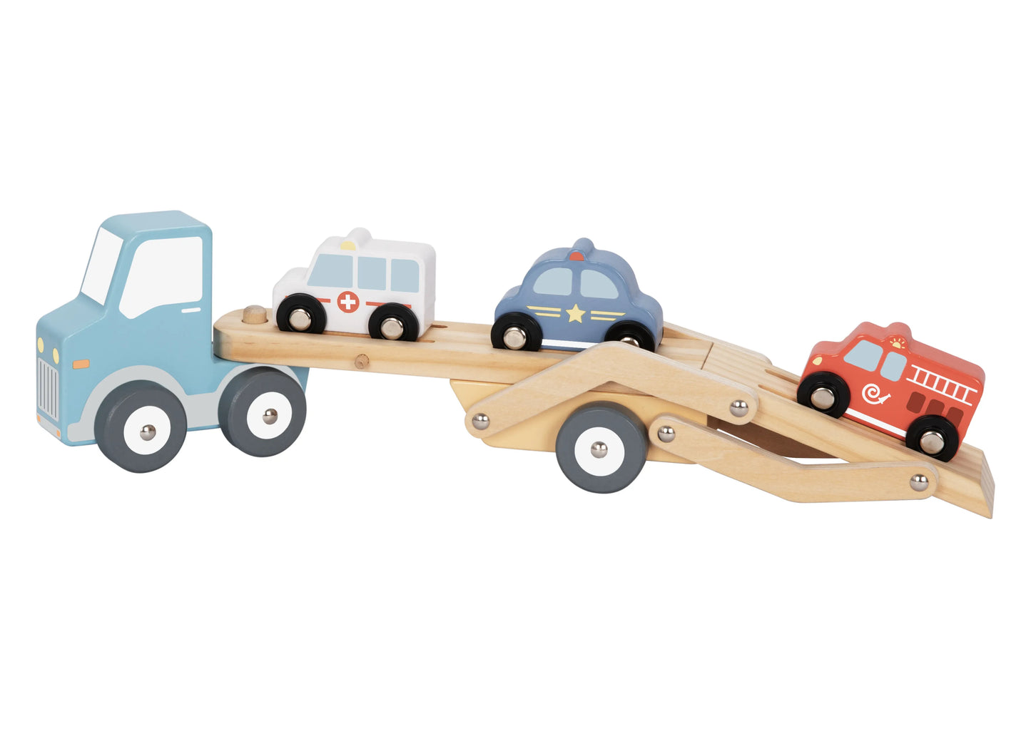Jucărie Montessori cu vehicule de intervenție