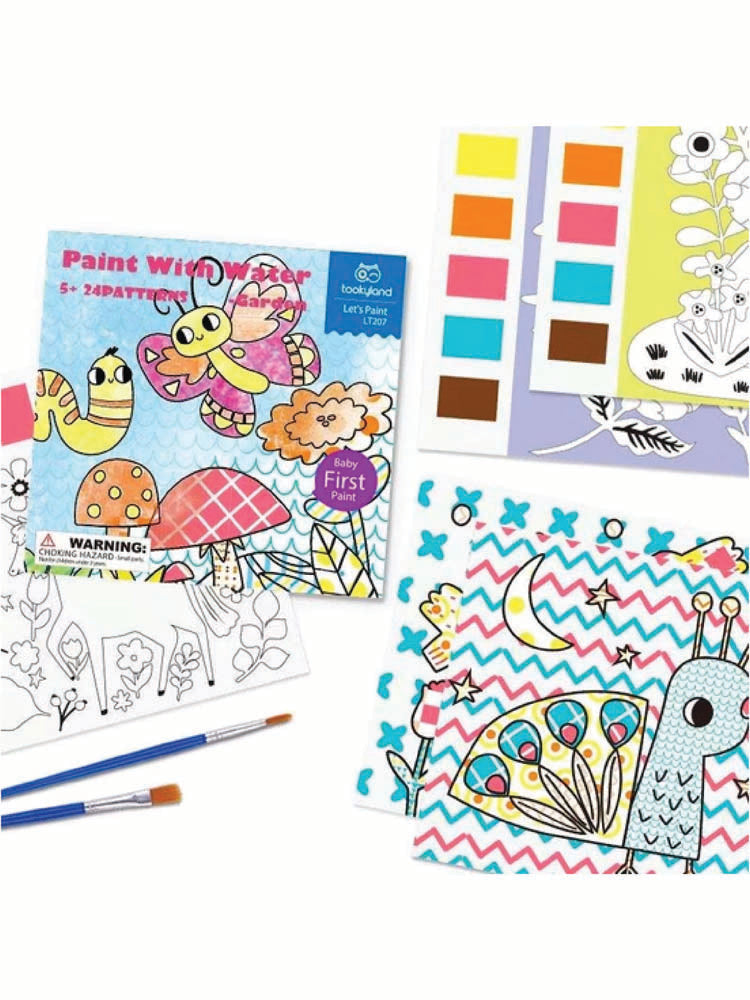 set complet de colorat cu apă Grădina pregătit pentru joacă creativă