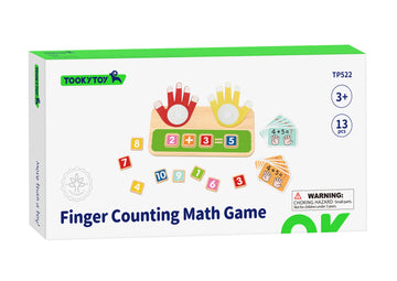 Joc Montessori de matematică cu degete mobile pentru numărare