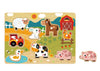 Puzzle educativ cu mânere pentru copii 18 luni+