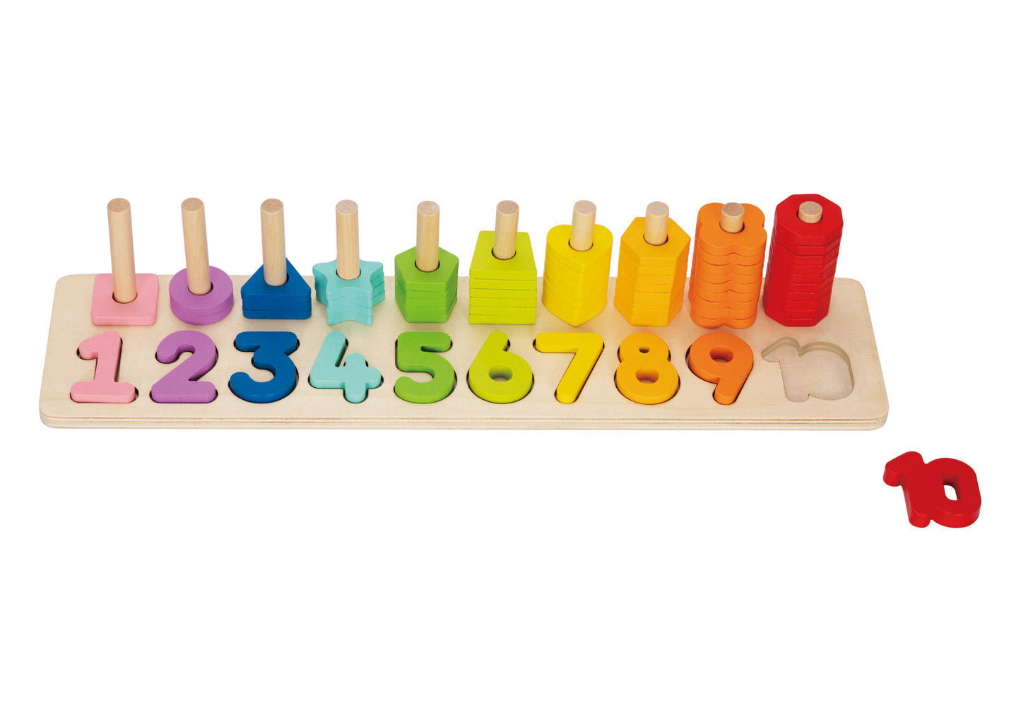 Sortator de forme din lemn pentru copii – jucărie educativă și creativă