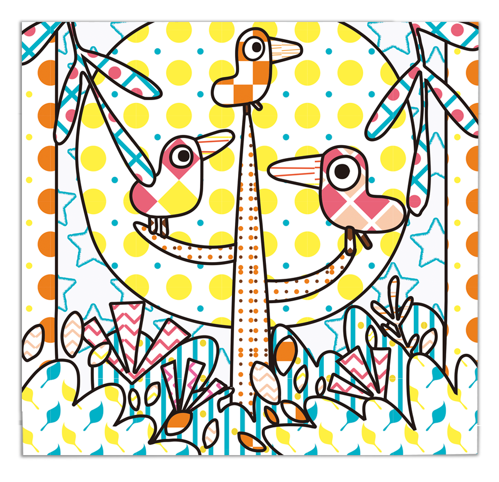 pagina colorată din carte 