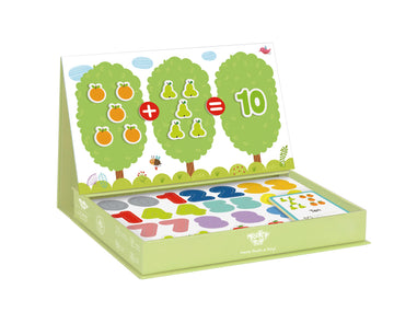 Cutie magnetică educativă Tooky Toy cu cifre și semne matematice. Ajută copiii să învețe 