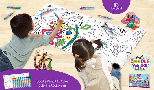 Set de desen cu buline pentru copii – activitate creativă și educativă