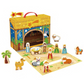 Set din lemn cu scena Nașterii Domnului – figurine pentru copii