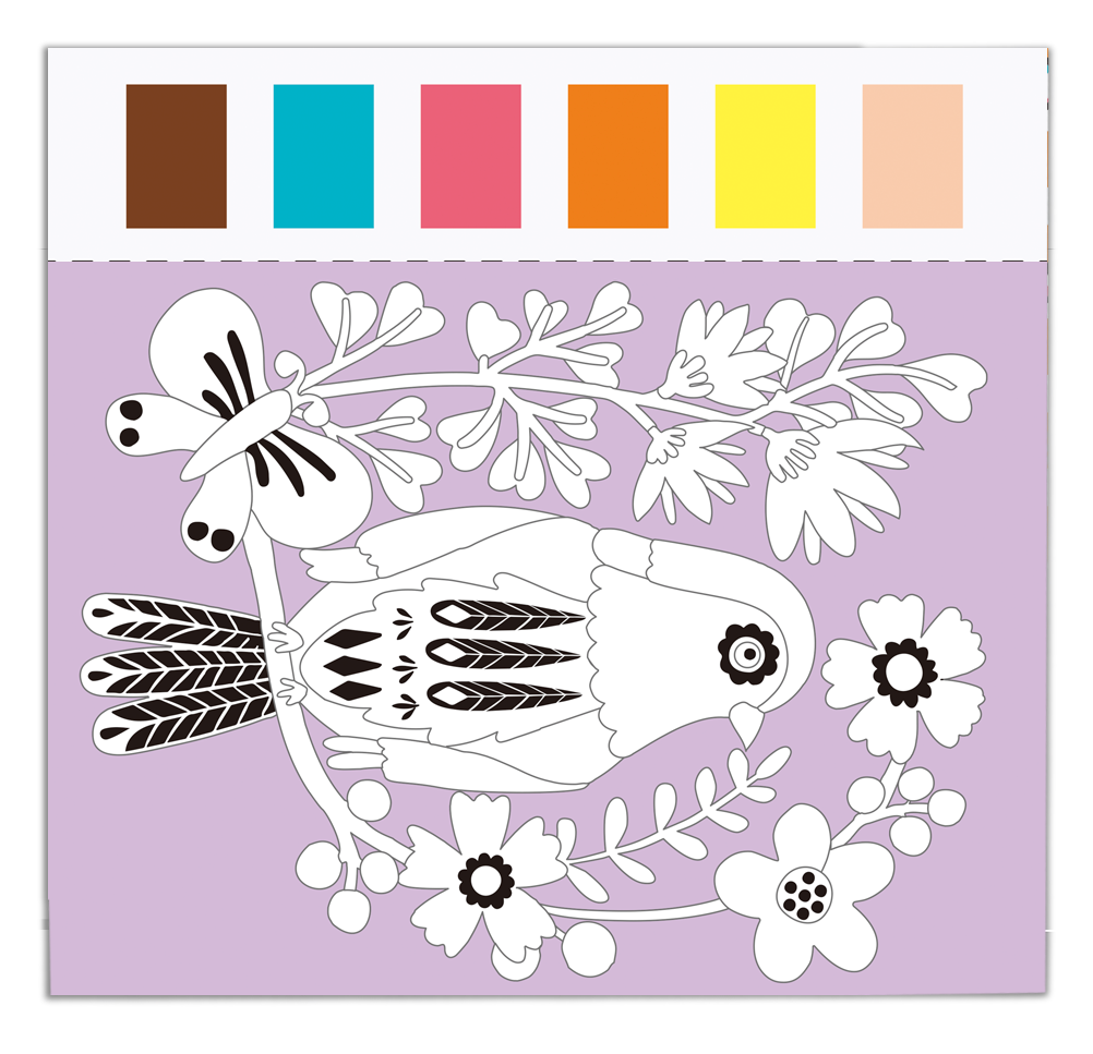 carte de colorat reutilizabilă pentru copii