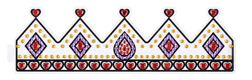 Coroană creativă cu pietre decorative colorate