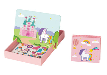 Joc magnetic Unicorn pentru copii 3 ani+