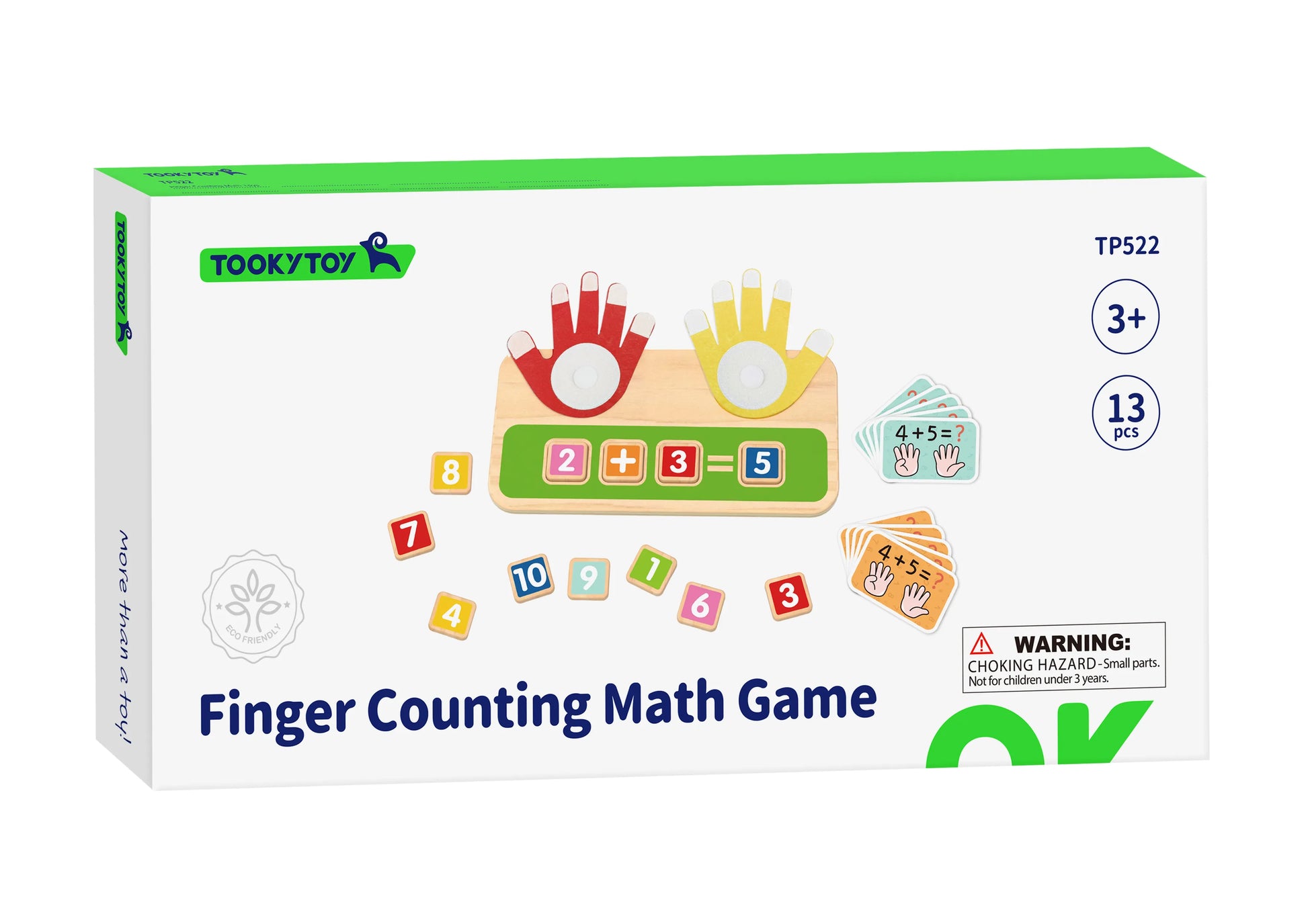 Joc Montessori de matematică cu degete mobile pentru numărare