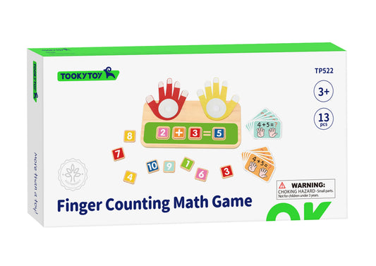 Joc Montessori de matematică cu degete mobile pentru numărare
