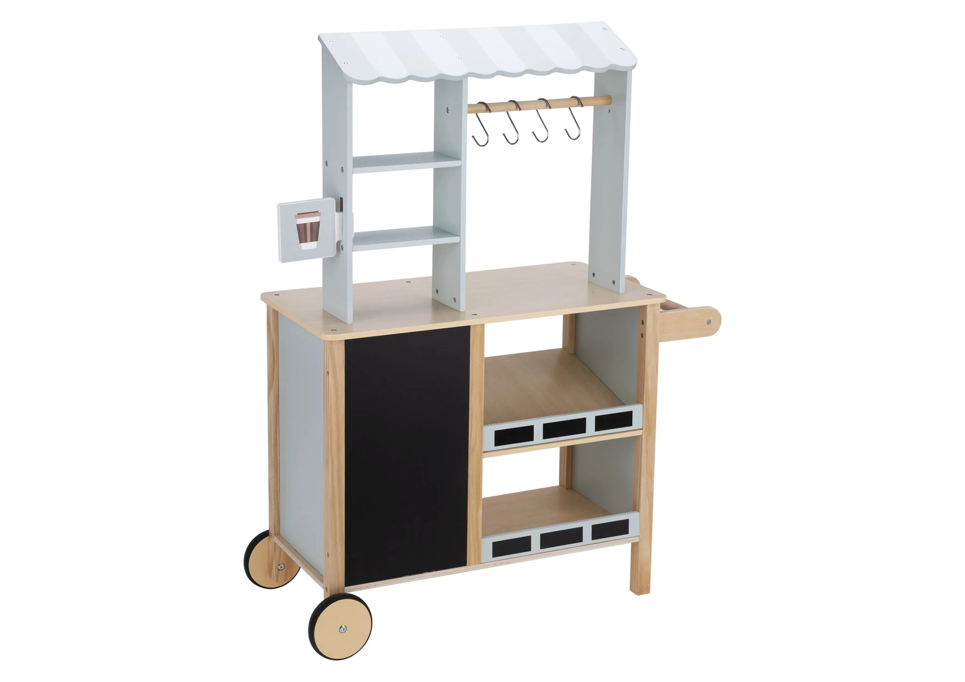 Magazin din lemn pentru copii cu accesorii incluse