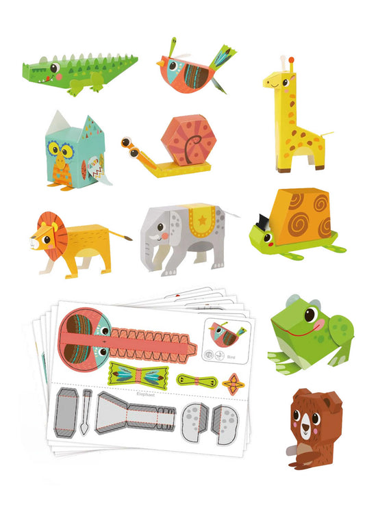Activitate creativă Origami cu animale din hârtie