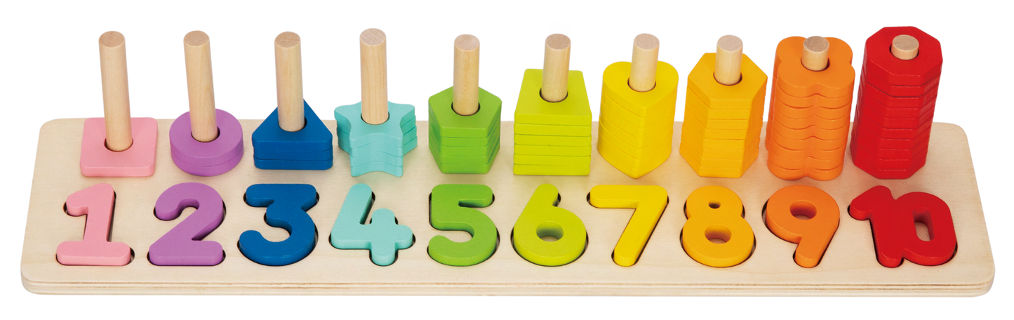 Sortator de forme din lemn pentru copii – jucărie educativă și creativă