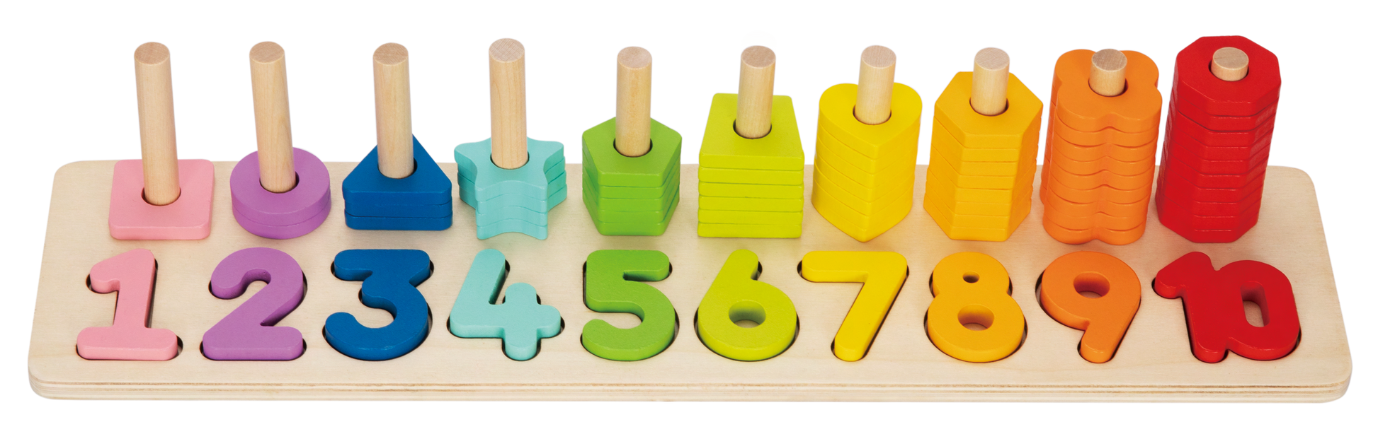 Sortator de forme din lemn pentru copii – jucărie educativă și creativă