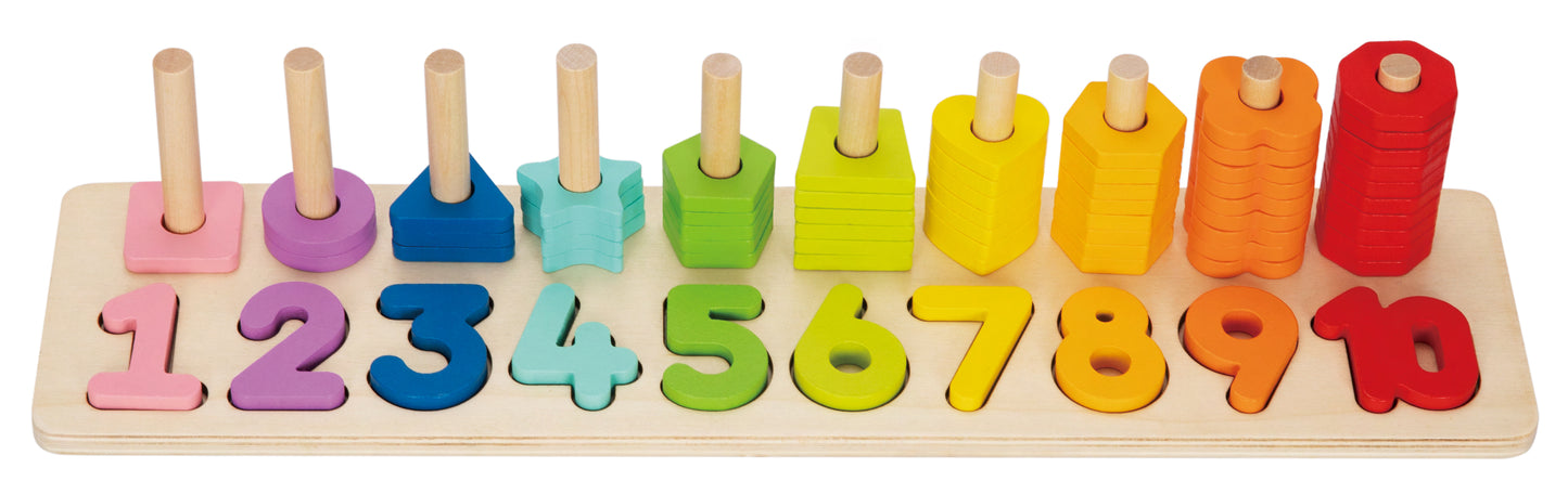 Sortator de forme din lemn pentru copii – jucărie educativă și creativă