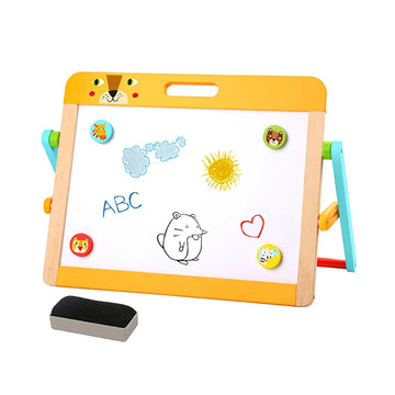 Tablă magnetică educativă din lemn pentru copii